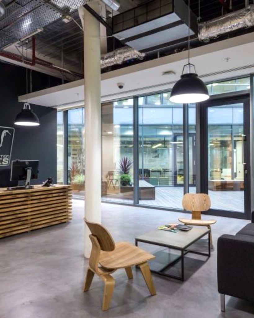 Industrial-style loft office fit-out